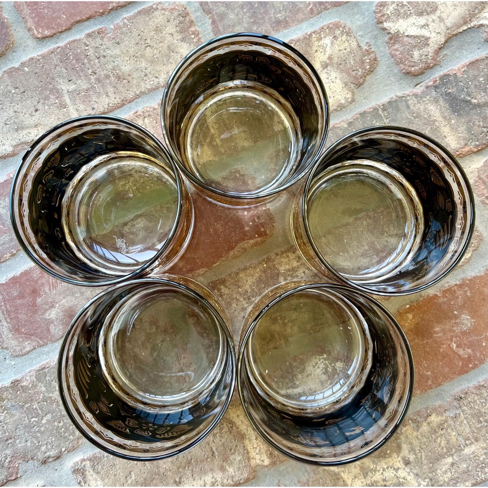 George Briard Black And Gold Whiskey Glasses - Picture 7 of 8